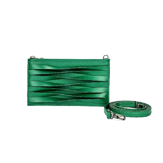 Floating collection mini pochette green