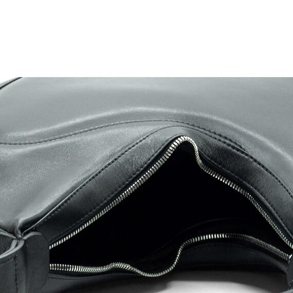 Emily<br />Black Oval-Shaped Semi-Structured Bag