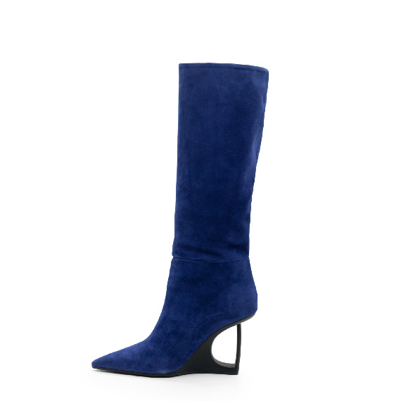 "D" Sapphire Tubular Boots