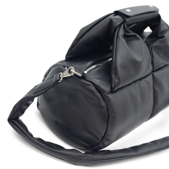 Lana<br/>Bauletto medio trapunta nero